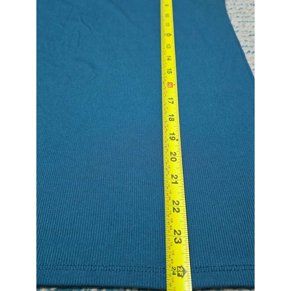 Set of 3 XXL 19 Ribbed Tank Top Bundle Sleeveless Maroon Blue Mustard (T) - Picture 8 of 13